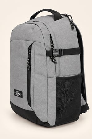 Eastpak Gri Laptop Bölmeli Sırt Çantası Çok Gözlü Geniş Hacimli Suluk Cepli Okul Günlük Seyahat Çantası