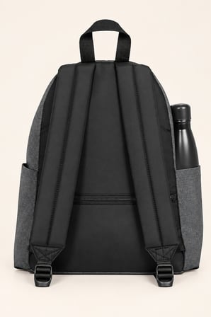 Eastpak Day Pak'R Unisex Sırt Çantası Siyah Gri Laptop Bölmeli Geniş Hacimli Günlük Okul Çantası