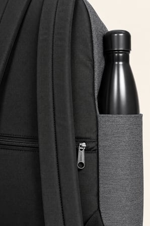 Eastpak Day Pak'R Unisex Sırt Çantası Siyah Gri Laptop Bölmeli Geniş Hacimli Günlük Okul Çantası