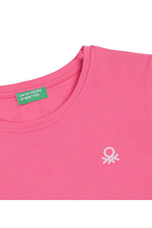 United Colors of Benetton Kız Çocuk Tshirt Bnt-g21303