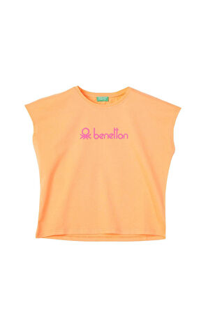 United Colors of Benetton Kız Çocuk Tshirt Bnt-g21304