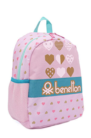 . Kalp Detaylı Kız Çocuk Anaokul Çantası