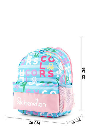 . Harf Baskılı Kız Çocuk Anaokul Çantası