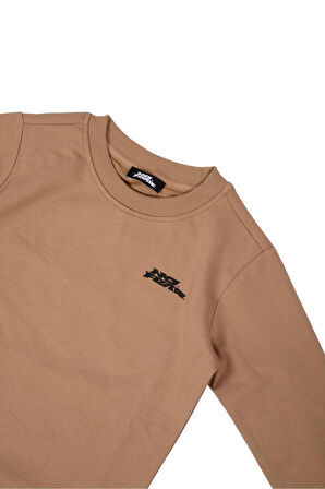 Erkek Çocuk No Fear Sweatshirt - Kahverengi | 7-8
