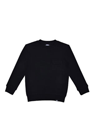 Erkek Çocuk No Fear Sweatshirt - Siyah | 8-9