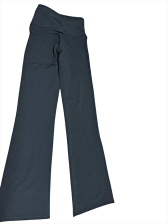 Benetton-W21465 Benetton Tayt Kadın SİYAH Spor tayt