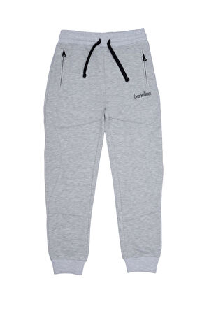 Erkek Çocuk Eşofman Altı - Gri Melanj | 6-7