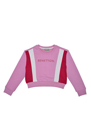 Kız Çocuk Sweatshirt - Pembe | 10-11