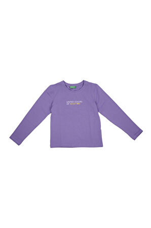 Kız Çocuk T-Shirt - Lila | 6-7