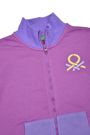 Kız Çocuk Sweatshirt - Fuşya | 13-14