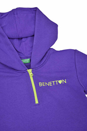 Kız Çocuk Sweatshirt - Mor | 7-8