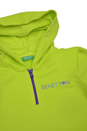 Kız Çocuk Sweatshirt - Yeşil | 8-9