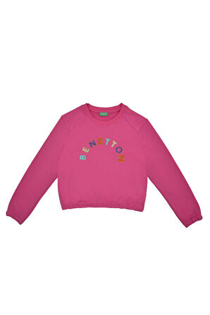 Kız Çocuk Sweatshirt - Pembe | 7-8