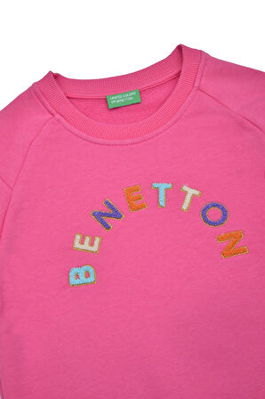 Kız Çocuk Sweatshirt - Pembe | 7-8