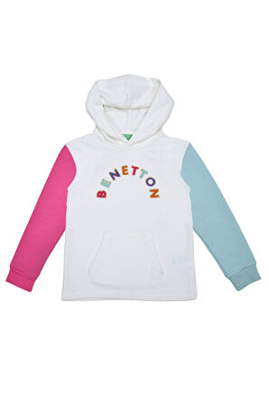 Kız Çocuk Sweatshirt - Ekru | 10-11