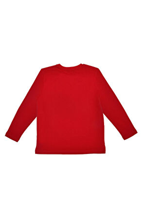 Erkek Çocuk T-Shirt- Kırmızı | 10-11