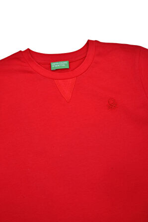Erkek Çocuk T-Shirt- Kırmızı | 10-11