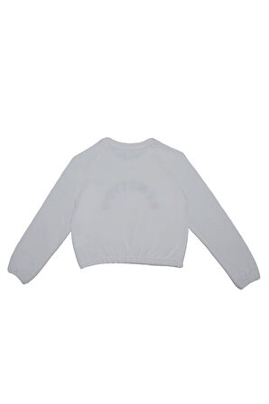 Kız Çocuk Sweatshirt - Ekru | 6-7