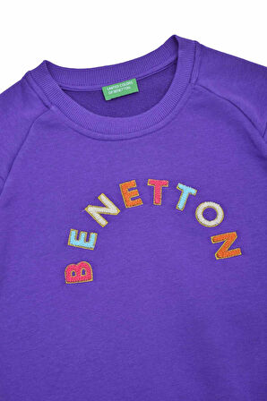 Kız Çocuk Sweatshirt - Mor | 8-9