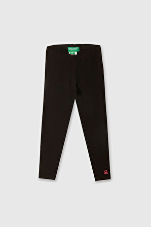 Benetton Kız Çocuk Pamuklu Esnek Tayt 17063 BNT-G21767