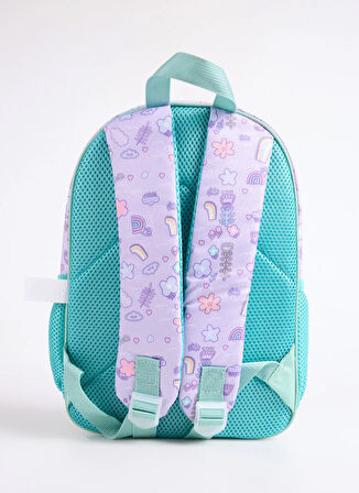 Benetton Mor - Mavi Kız Çocuk Sırt Çantası 20992-BENETTON ANAOKUL ÇANTA