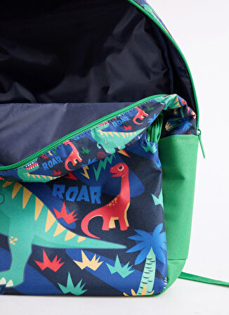 Benetton Lacivert - Yeşil Erkek Çocuk Sırt Çantası 20999-BENETTON SIRT ÇANTA