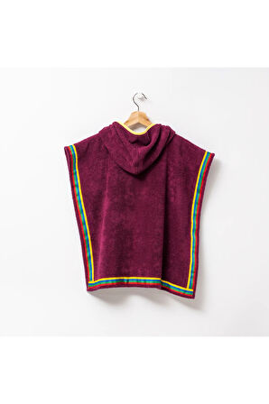 Çocuk Panço Havlu Mor %100 pamuk BE-0818-PR