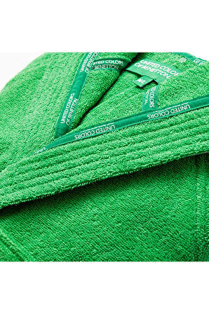 Bornoz Şapkalı Yeşil %100 pamuk