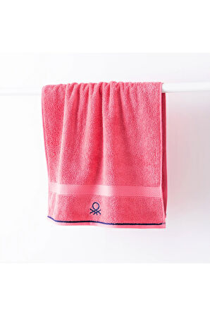 Banyo Havlu El Yüz Vücut Pembe %100 Pamuk 50x90 cm