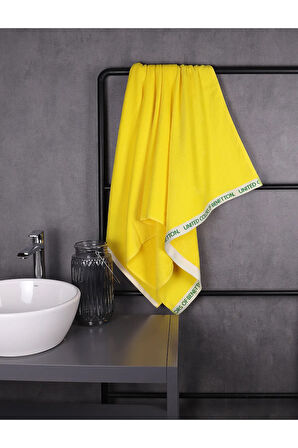 Plaj Havlu Unisex Sarı 90 x 165 cm
