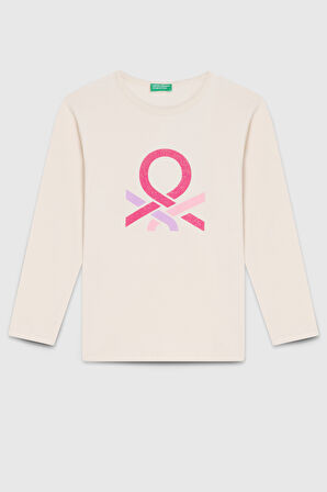 Benetton Kız Çocuk Uzun Kollu Tshirt BNT-G23331