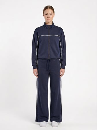 Benetton Kadın Lacivert Sweatshirt