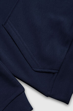 Erkek Çocuk BNT-B23341 Kapüşonlu Sweatshirt Lacivert