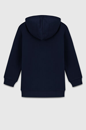 Erkek Çocuk BNT-B23341 Kapüşonlu Sweatshirt Lacivert