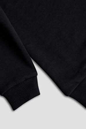 United Colors of Benetton Erkek Çocuk BNT-B23342 Sweatshirt Siyah