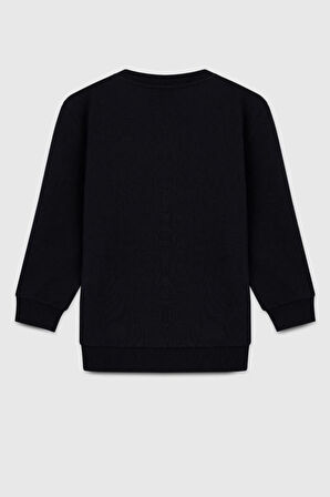 United Colors of Benetton Erkek Çocuk BNT-B23342 Sweatshirt Siyah