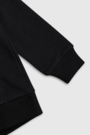 United Colors of Benetton Erkek Çocuk BNT-B23351 Sweatshirt Siyah