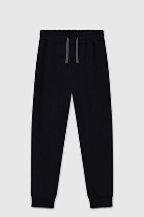 United Colors of Benetton Erkek Çocuk BNT-B23336 Jogger Eşofman Altı Siyah