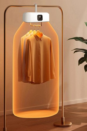 Mioji UV100X Yeni Nesil UV Işıklı Taşınabilir Portatif Askılı Katlanabilir Çamaşır Kurutma Makinesi