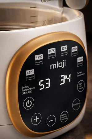  Mioji K99 Çok Fonksiyonlu Süt Çay Kahve LED Ekran Biberon Isıtıcı Elektrikli Su Isıtıcısı