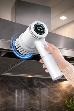 Mioji CB160 Yeni Nesil 2000mAh Çok Amaçlı Temizlik Fırçası - Beyaz
