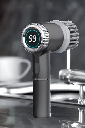 Mioji CB160 Yeni Nesil 2000mAh Çok Amaçlı Temizlik Fırçası - Gri