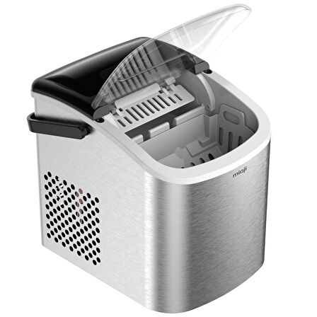 Mioji Mio FR53 Geniş Hazneli 15Kg Inox Buz Yapma Makinesi