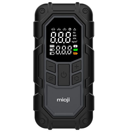 Mioji Mio D8H Plus 4in1 16000mAh Akü Takviye+Hava Pompası+LED Fener+Powerbank