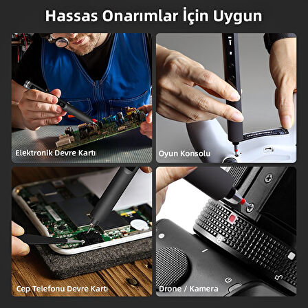 Mioji Mio PS49 500mAh 180r/dk 5 Kademeli 42 Parça Şarjlı Tornavida Seti