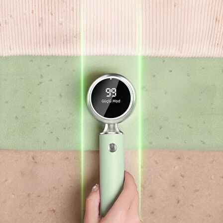 Mioji Mio LR6 Dijital Gösterge 800mAh Kablosuz Tüy Tiftik Makinesi - Yeşil