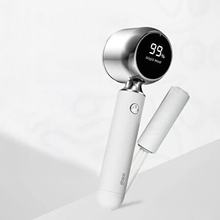 Mioji Mio LR6 Dijital Gösterge 800mAh Kablosuz Tüy Tiftik Makinesi - Beyaz