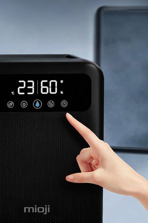 Mioji 30NEC Pro 3.8 Litre Çift Göstergeli Nem Alma ve İyon Hava Temizleme Cihazı - Siyah