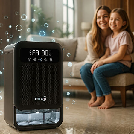 Mioji Mio 30NEC Pro 3.8 Litre Çift Göstergeli Nem Alma ve İyon Hava Temizleme Cihazı - Siyah