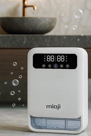 Mioji 30NEC Pro 3.8 Litre Çift Göstergeli Nem Alma ve İyon Hava Temizleme Cihazı - Beyaz